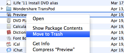 move to trash mac shortcut